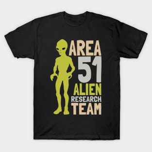 Vintage Alien Research Cryptid Team T-Shirt
